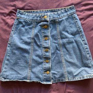 Denim Mini Skirt